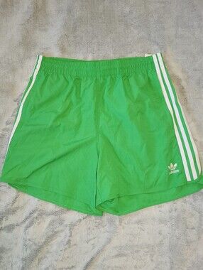 NEW Adidas Originals Mens Large Adicolor Classics Sprinter Shorts Green KA5060